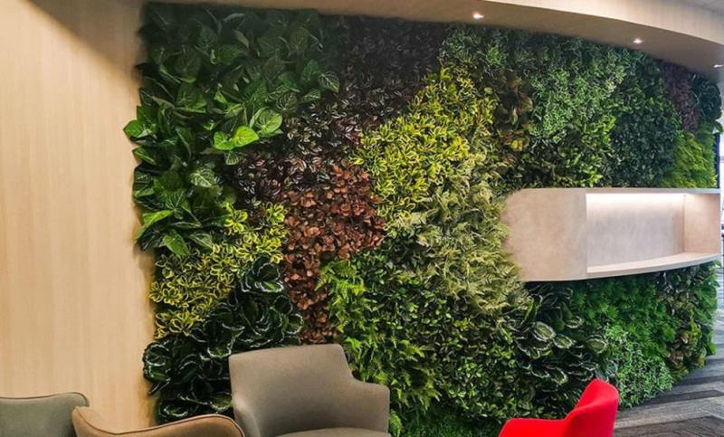 دیوار سبز مصنوعی و مزیت های آن