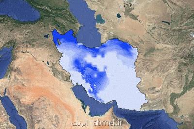 نقشه ماهواره ای رطوبت خاك در ایران منتشر گردید